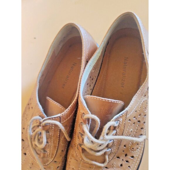 Brazil Leather Womens Laced Loafers by Zolta Size 8 1/2 Medium Hand Made - Picture 6 of 15